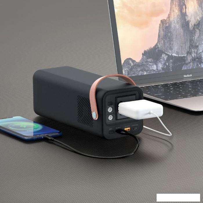 Портативная зарядная станция XO PSA-200 52800mAh (черный)- фото4