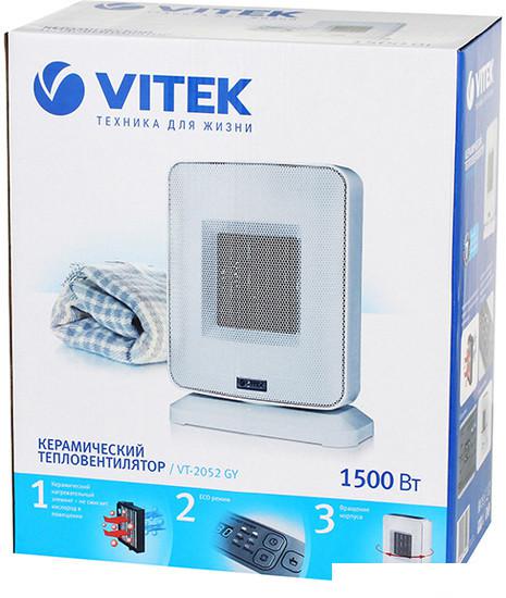 Тепловентилятор Vitek VT-2052 GY- фото3