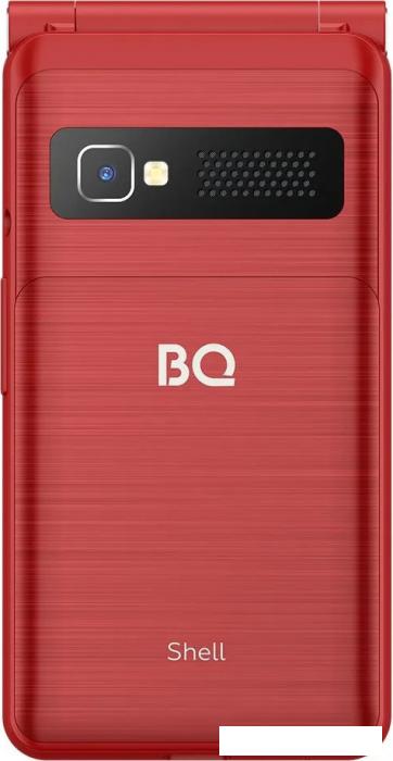 Кнопочный телефон BQ BQ-2411 Shell (красный)- фото4