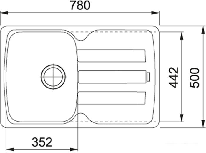 Кухонная мойка Franke Antea AZG 611-78 (бежевый)- фото2