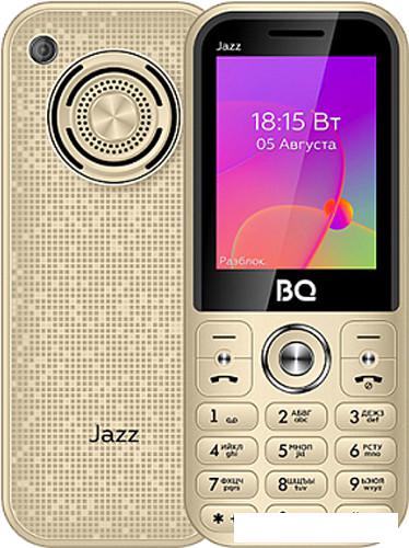 Кнопочный телефон BQ-Mobile BQ-2457 Jazz (золотистый)- фото
