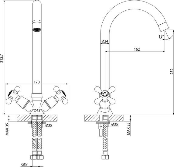 Смеситель Lemark Promotion LM6045C- фото2