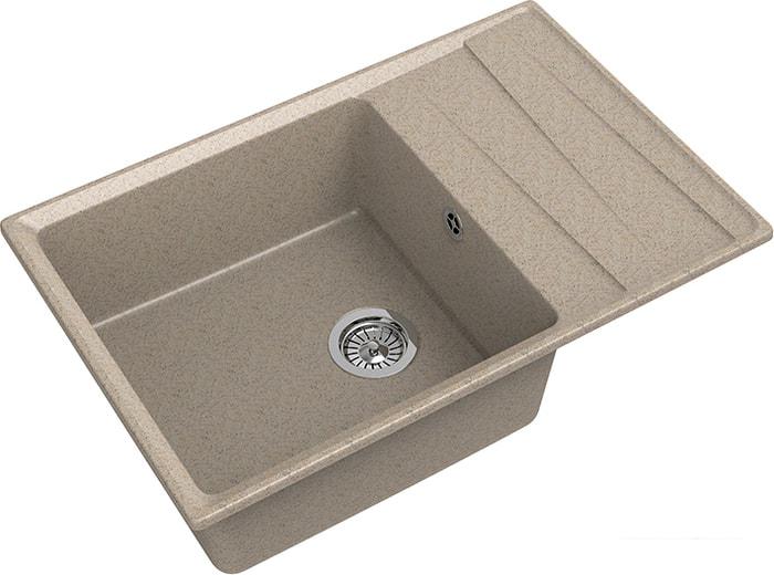 Кухонная мойка GranFest GF-LV-760L (песочный)- фото