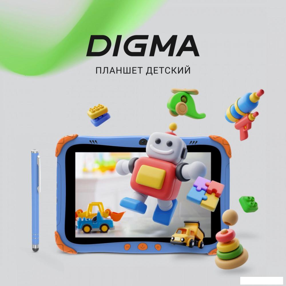 Детский планшет Digma Kids A8 2GB/32GB (синий)- фото2