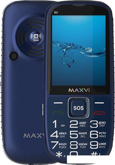 Мобильный телефон Maxvi B9 (синий)