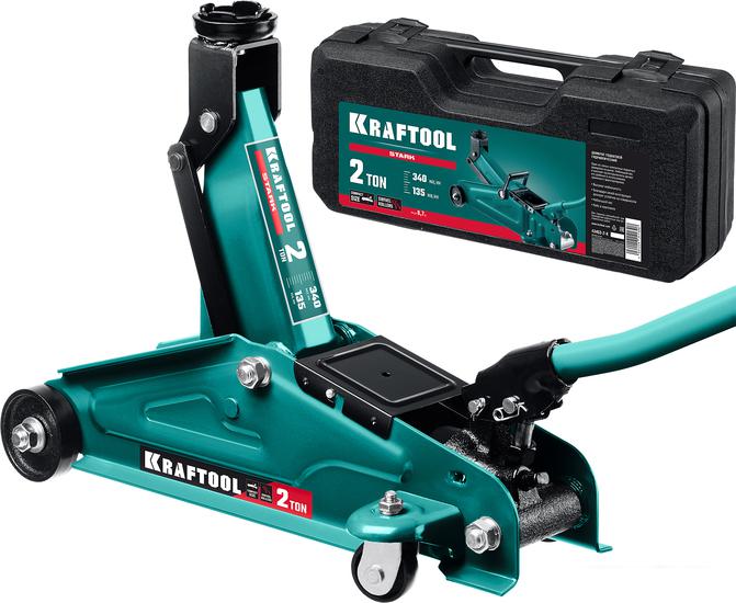 Подкатной домкрат KRAFTOOL Stark 43453-2-K 2т (кейс)- фото