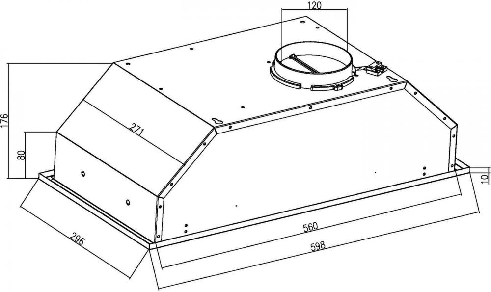 Кухонная вытяжка Schtoff TDM 60 (нержавеющая сталь)- фото4