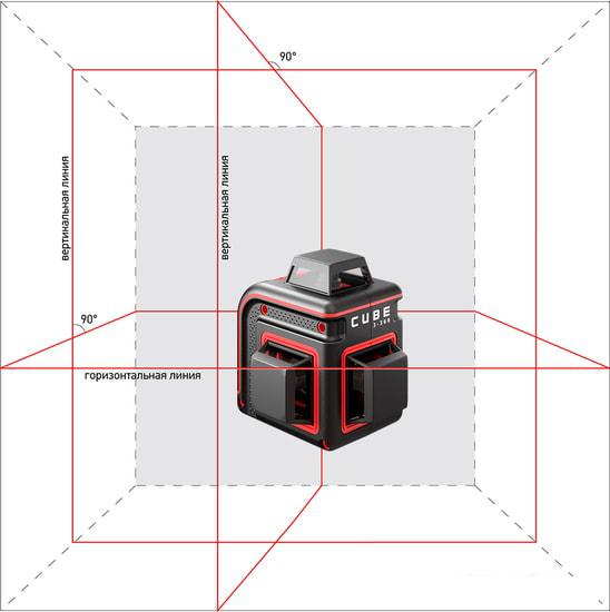Лазерный нивелир ADA Instruments Cube 3-360 Professional Edition А00572- фото3