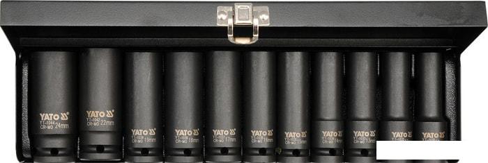 Набор торцевых головок Yato YT-1054 (11 предметов)