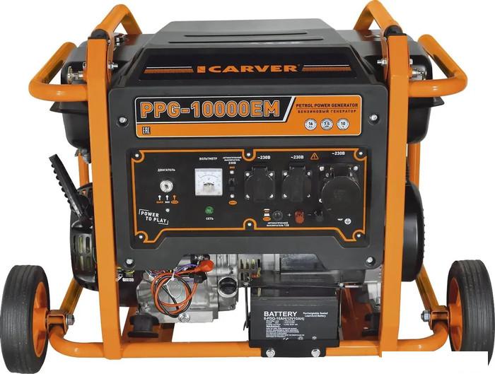 Бензиновый генератор Carver PPG-10000EM- фото