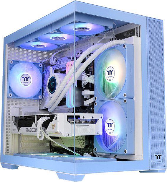Корпус Thermaltake View 380 TG ARGB Hydrangea Blue CA-1Z2-00MFWN-00- фото