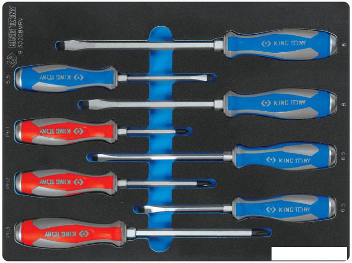 Набор отверток King Tony 9-30208MRV (8 предметов)- фото