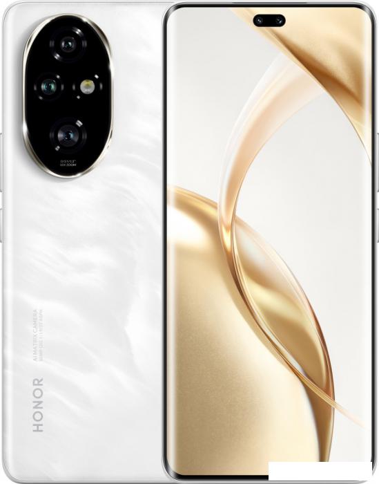 Смартфон HONOR 200 Pro 12GB/512GB международная версия (лунный белый)- фото