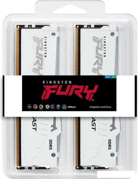 Оперативная память Kingston FURY Beast RGB 2x16ГБ DDR5 6000 МГц KF560C30BWAK2-32- фото3
