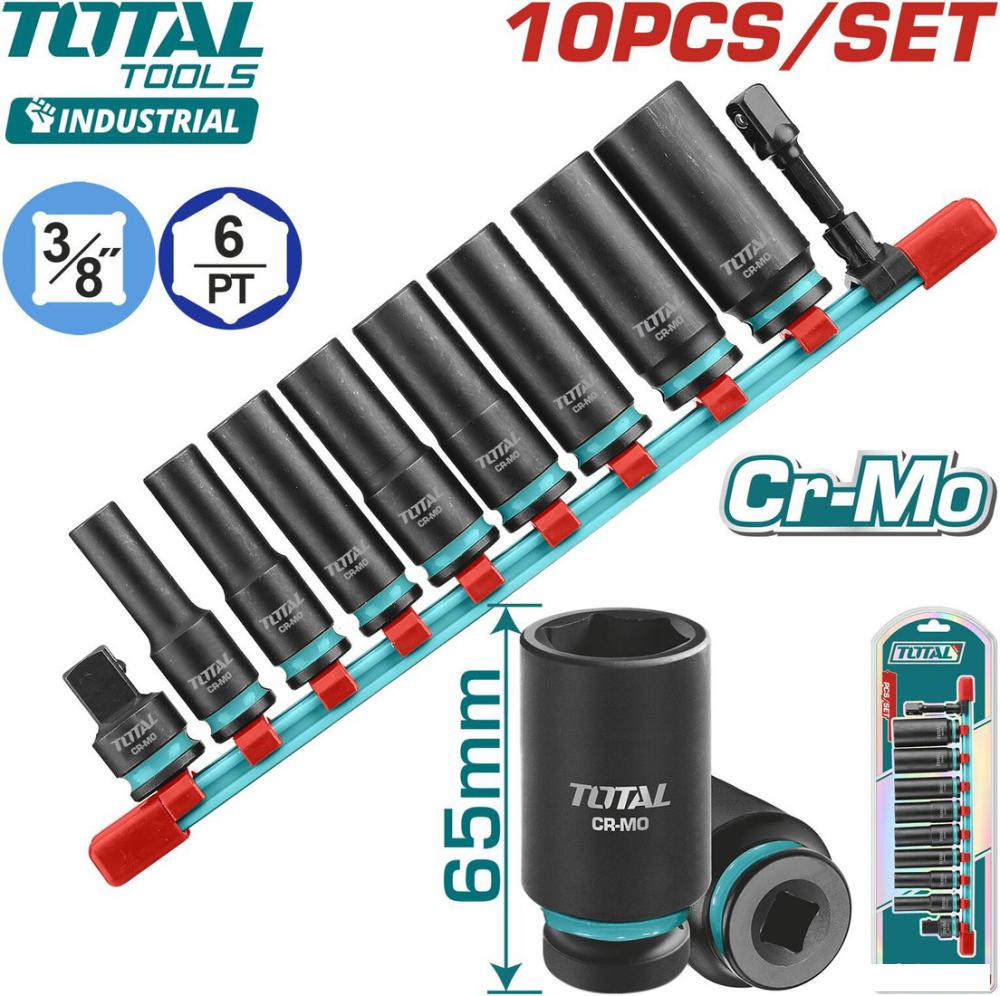 Набор головок слесарных Total THKISD38106L