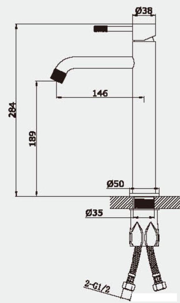 Смеситель Vieir 402512-S- фото2
