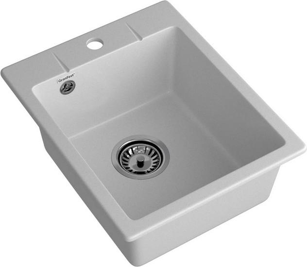 Кухонная мойка GranFest QUARZ GF-UR-240 (серый)- фото2