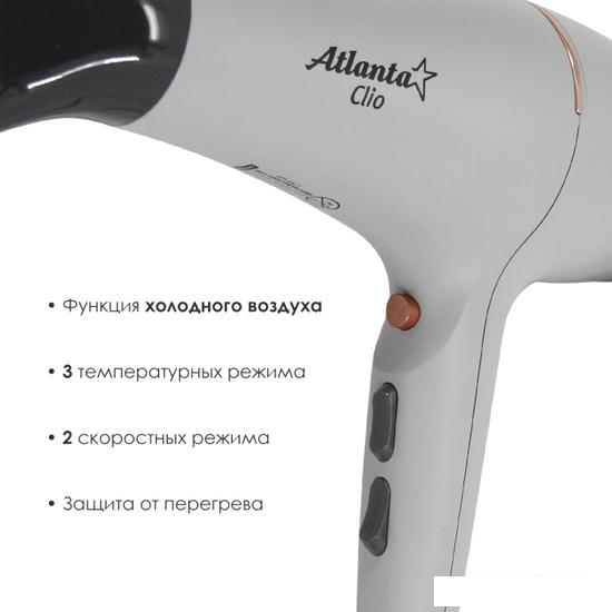 Фен Atlanta ATH-6811 (серый)- фото3