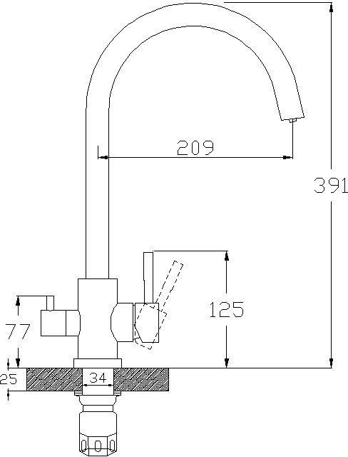 Смеситель G.Lauf ZAP18-C090- фото2