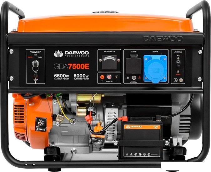Бензиновый генератор Daewoo Power GDA 7500E- фото2