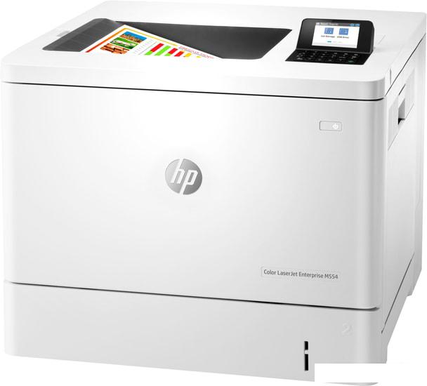 Принтер HP Color LaserJet Enterprise M554dn- фото2