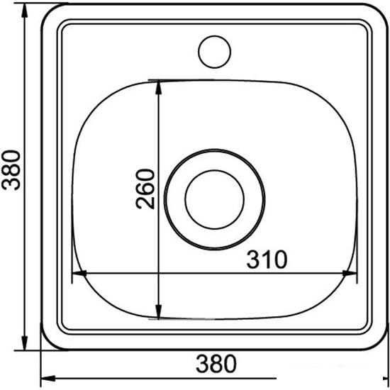 Кухонная мойка Mixline 531266- фото2