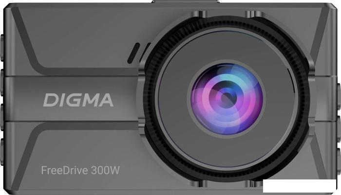 Видеорегистратор для авто Digma FreeDrive 300DW FD300DW (черный)- фото2