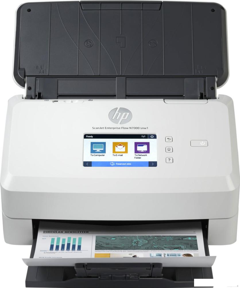 Сканер HP ScanJet Enterprise Flow N7000 snw1 6FW10A- фото