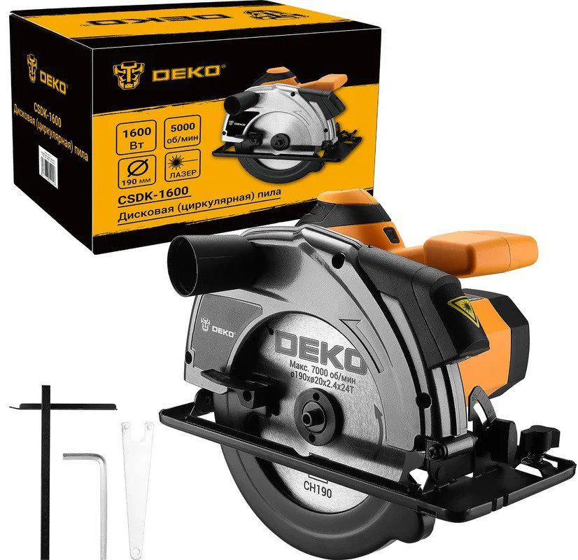 Дисковая (циркулярная) пила Deko CSDK-1600 085-1151
