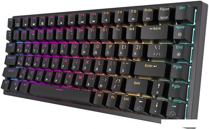 Клавиатура Royal Kludge RK84 RGB (черный, RK Brown)- фото3