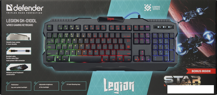 Клавиатура Defender Legion GK-010DL- фото2