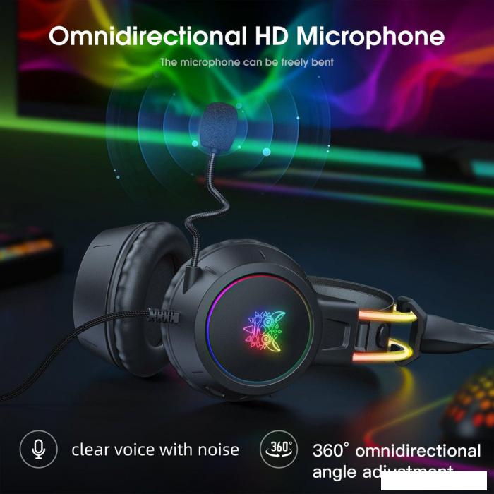Наушники Onikuma X15 Pro Deer Ears (черный)- фото4