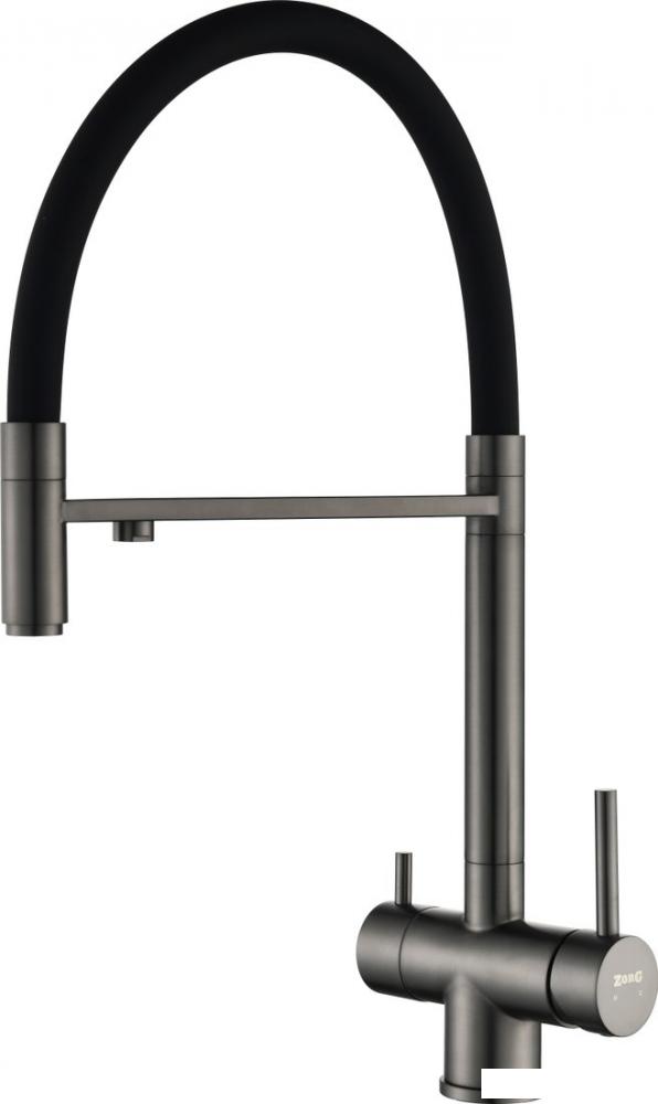 Смеситель ZorG Asgard Premium PVD (gunblack)- фото