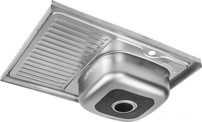 Кухонная мойка Saniteco 8060S-L (с сифоном)- фото4