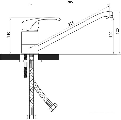 Смеситель Славен Р21- фото2