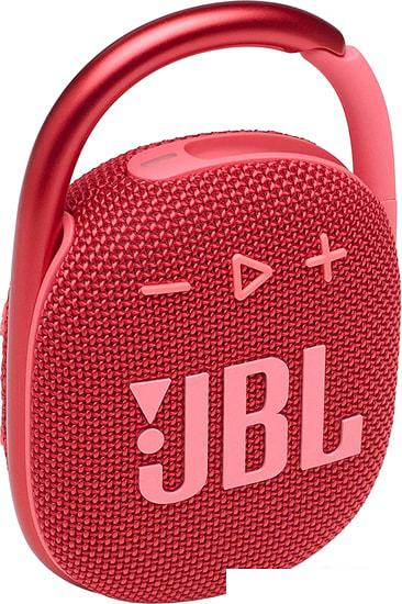 Беспроводная колонка JBL Clip 4 (красный)- фото