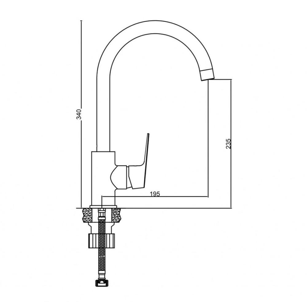 Смеситель Gross Aqua Dyno 3242285MW-B02- фото3