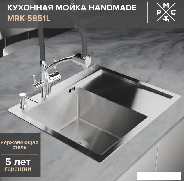 Кухонная мойка РМС MRK-5851L (с дозатором)- фото4