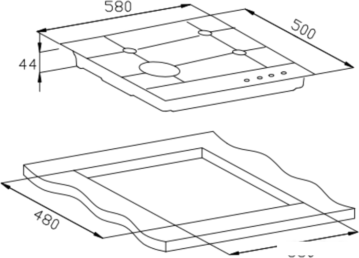 Варочная панель Weissgauff HGG 641 XH- фото4
