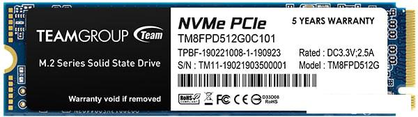 SSD Team MP33 PRO 512GB TM8FPD512G0C101- фото2
