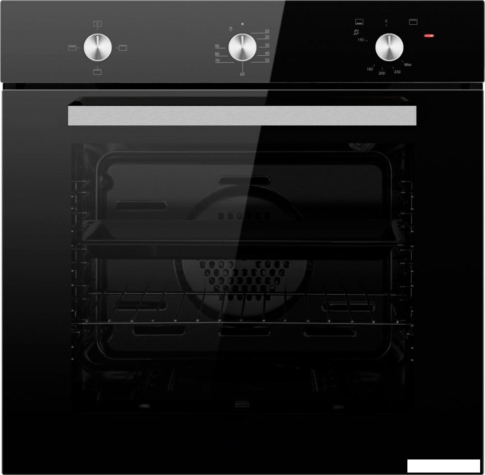 Газовый духовой шкаф Weissgauff WGO 706 Black Glass