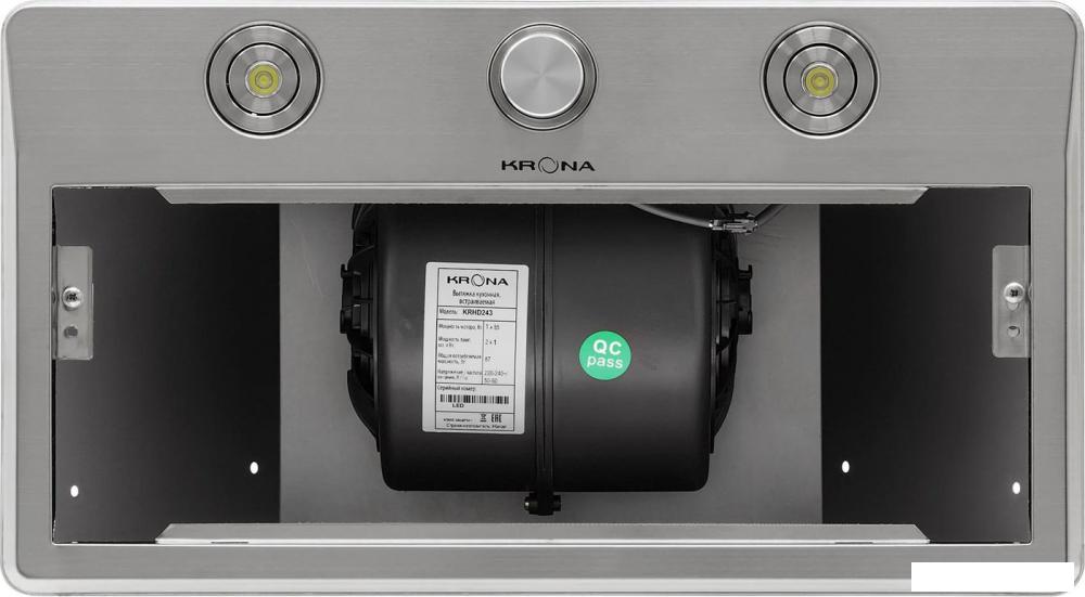 Кухонная вытяжка Krona Sven 600 Inox One Knob КА-00008257- фото3