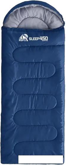 Спальный мешок RSP Outdoor Sleep 450 L RipStop 2024 (синий, 220x75см, молния слева)- фото