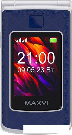 Телефон Maxvi E28 (синий)- фото4
