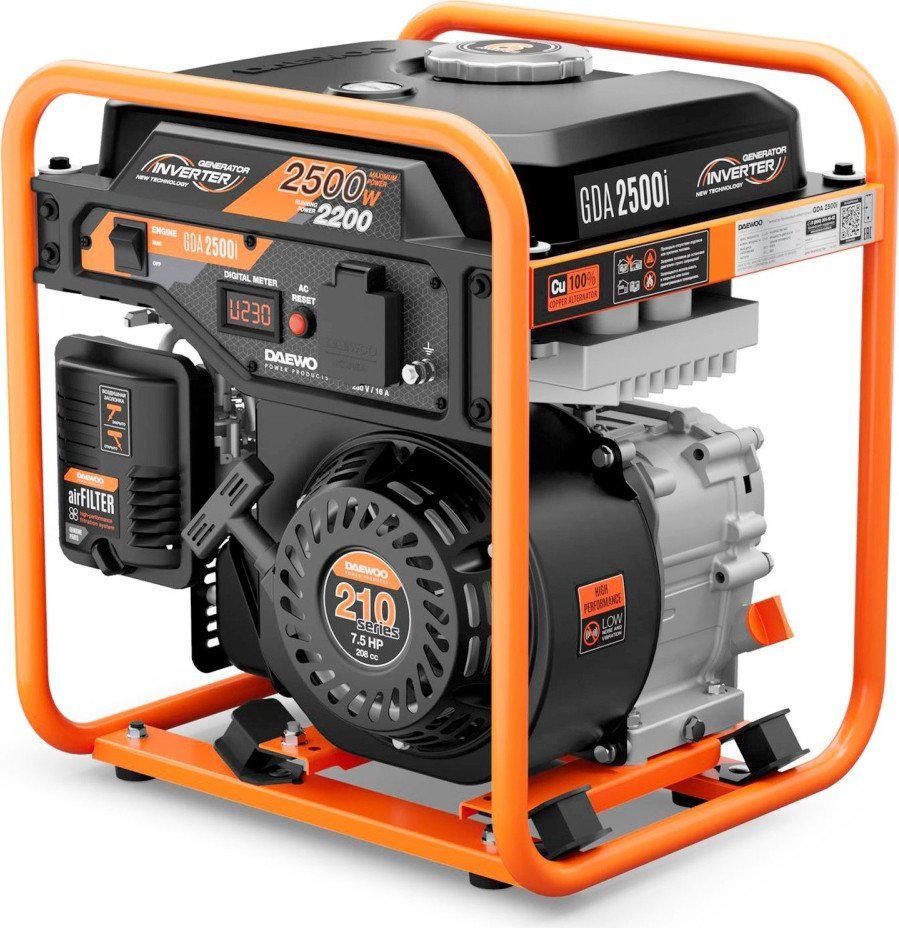 Бензиновый генератор Daewoo Power GDA 2500i8- фото2