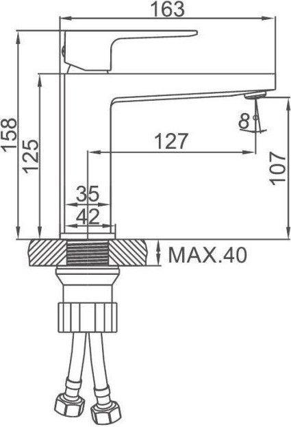 Смеситель Ledeme L1073W- фото2