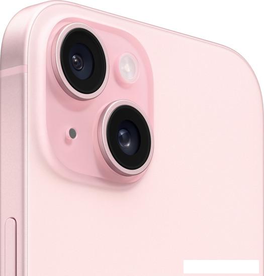 Смартфон Apple iPhone 15 Dual SIM 128GB (розовый)- фото3