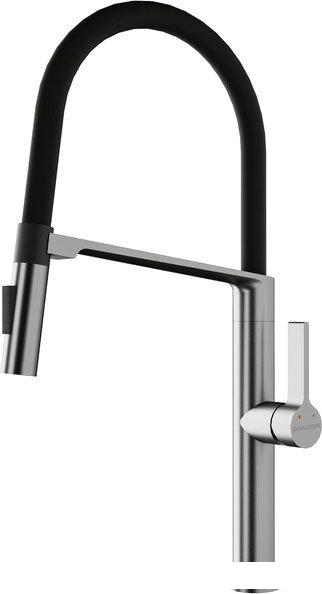 Смеситель Paulmark Barrel BA214029-BS (стальной)