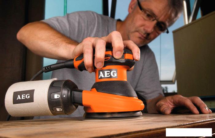 Эксцентриковая шлифмашина AEG EX 125 ES- фото4