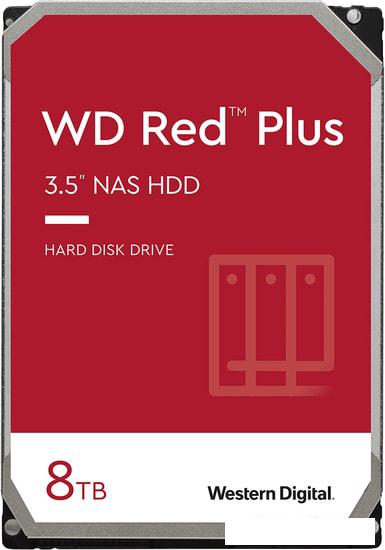 Жесткий диск WD Red Plus 8TB WD80EFZZ